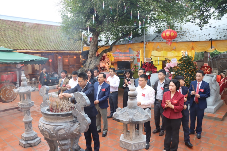 LỄ KHÁNH THÀNH CÔNG TRÌNH TU BỔ, TÔN TẠO ĐỀN THỜ BÀ Ả LANH- Ảnh 1.