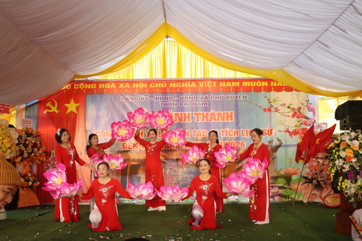 LỄ KHÁNH THÀNH CÔNG TRÌNH TU BỔ, TÔN TẠO ĐỀN THỜ BÀ Ả LANH- Ảnh 5.