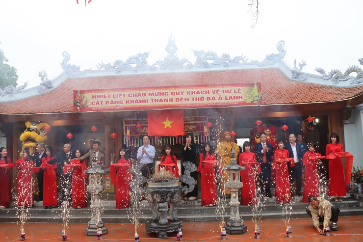 LỄ KHÁNH THÀNH CÔNG TRÌNH TU BỔ, TÔN TẠO ĐỀN THỜ BÀ Ả LANH- Ảnh 10.
