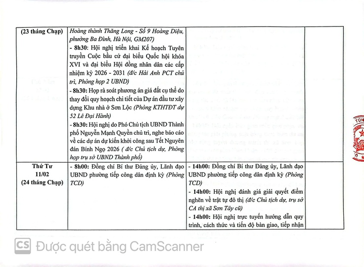 Kế hoạch công tác tuần 06, 07 năm 2026- Ảnh 2.