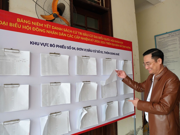 Tam Hưng tăng cường kiểm tra công tác chuẩn bị bầu cử tại thôn Song Khê- Ảnh 2.