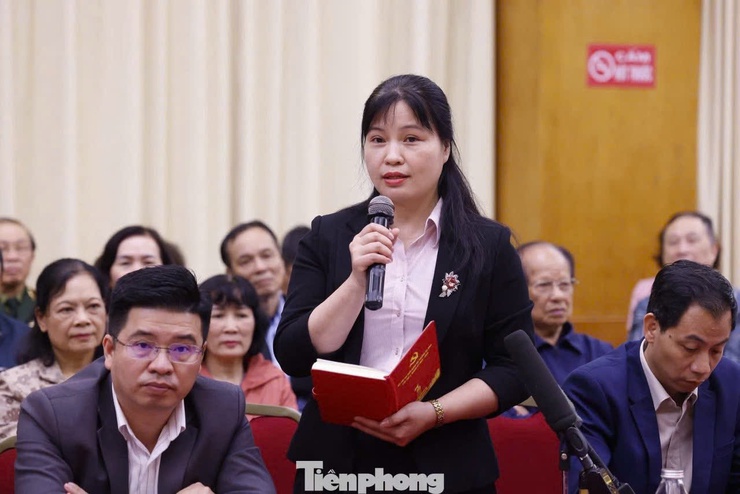 Tổng Bí thư Tô Lâm dự Hội nghị tiếp xúc giữa cử tri với người ứng cử Đại biểu Quốc hội- Ảnh 9.