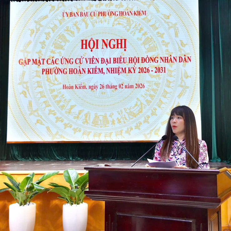 Hội nghị công bố và gặp mặt người ứng cử Đại biểu HĐND phường Hoàn Kiếm, nhiệm kỳ 2026 - 2031- Ảnh 5.