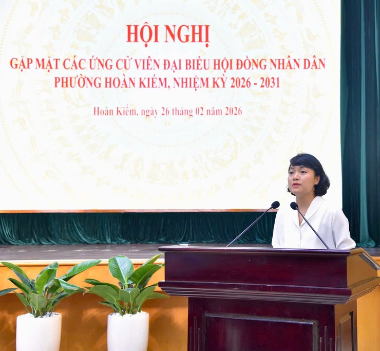 Hội nghị công bố và gặp mặt người ứng cử Đại biểu HĐND phường Hoàn Kiếm, nhiệm kỳ 2026 - 2031- Ảnh 7.