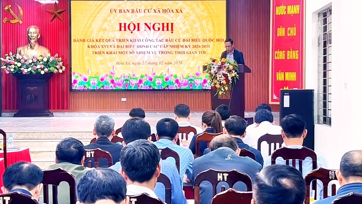 HÒA XÁ TẬP TRUNG CAO ĐỘ CHO CÔNG TÁC TUYÊN TRUYỀN, SẴN SÀNG CHO NGÀY BẦU CỬ 15/3/2026- Ảnh 2.