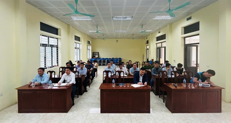 Ban bầu cử đơn vị bầu cử số 01 tổ chức hội nghị Triển khai nhiệm vụ công tác bầu cử.- Ảnh 1.