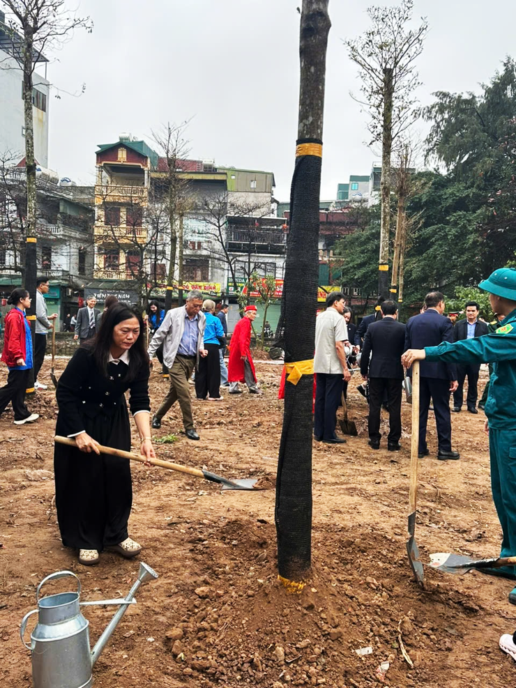 Thầy và trò Trường Tiểu học Hoàng Liệt tích cực tham gia Lễ phát động “Tết trồng cây đời đời nhớ ơn Bác Hồ” Xuân Bính Ngọ 2026 - Ảnh 2.