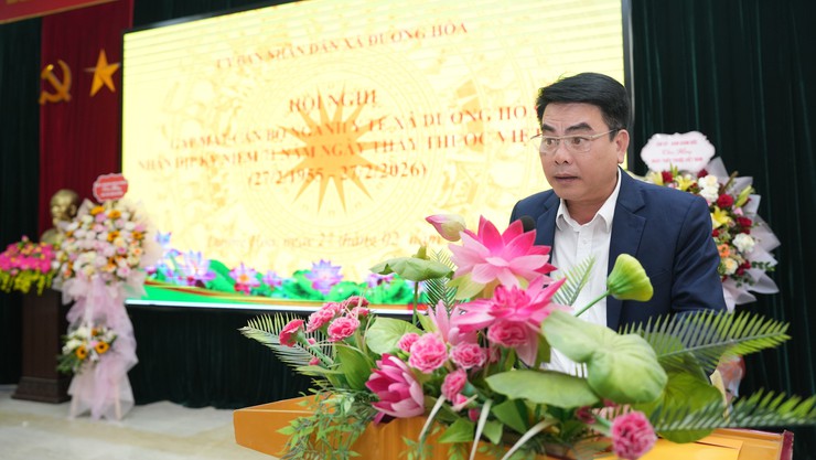 Xã Dương Hoà gặp mặt cán bộ ngành Y tế trên địa bàn nhân dịp kỷ niệm 71 năm ngày Thầy thuốc Việt Nam 27/02  - Ảnh 5.