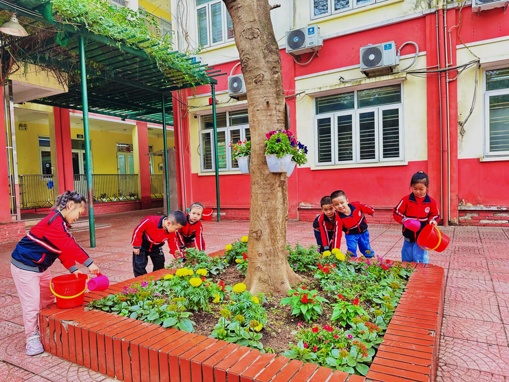 Thầy và trò Trường Tiểu học Hoàng Liệt tích cực tham gia Lễ phát động “Tết trồng cây đời đời nhớ ơn Bác Hồ” Xuân Bính Ngọ 2026 - Ảnh 6.