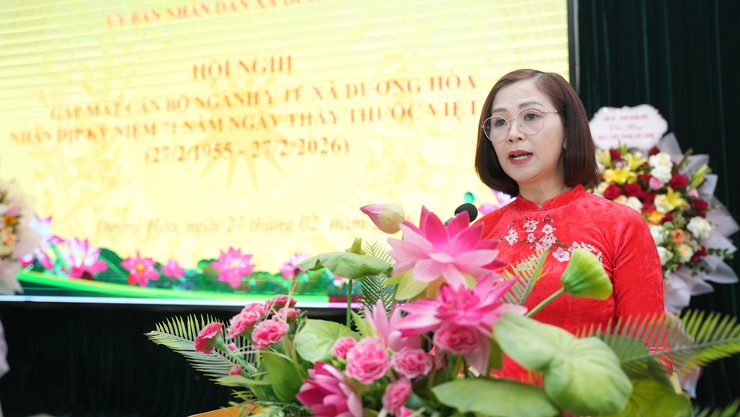 Xã Dương Hoà gặp mặt cán bộ ngành Y tế trên địa bàn nhân dịp kỷ niệm 71 năm ngày Thầy thuốc Việt Nam 27/02  - Ảnh 6.