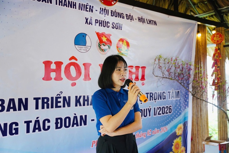 ĐOÀN XÃ PHÚC SƠN TỔ CHỨC HỘI NGHỊ GIAO BAN, TRIỂN KHAI NHIỆM VỤ TRỌNG TÂM CÔNG TÁC ĐOÀN – HỘI – ĐỘI QUÝ I NĂM 2026- Ảnh 2.