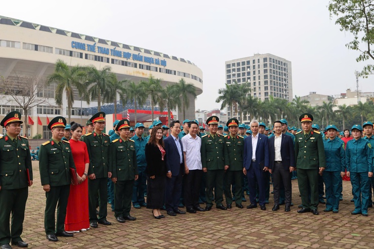 Phường Xuân Đỉnh tham gia Lễ ra quân huấn luyện Thủ đô năm 2026- Ảnh 6.