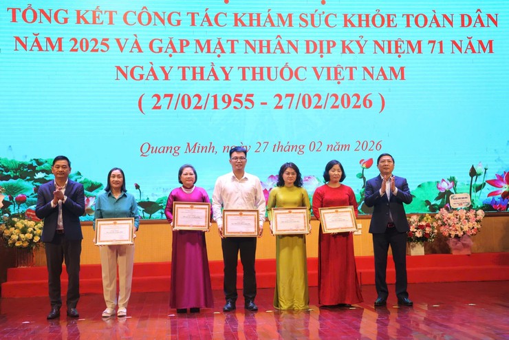Xã Quang Minh gặp mặt kỷ niệm 71 năm ngày thầy thuốc việt nam (27/2/1955 – 27/2/2026)- Ảnh 5.