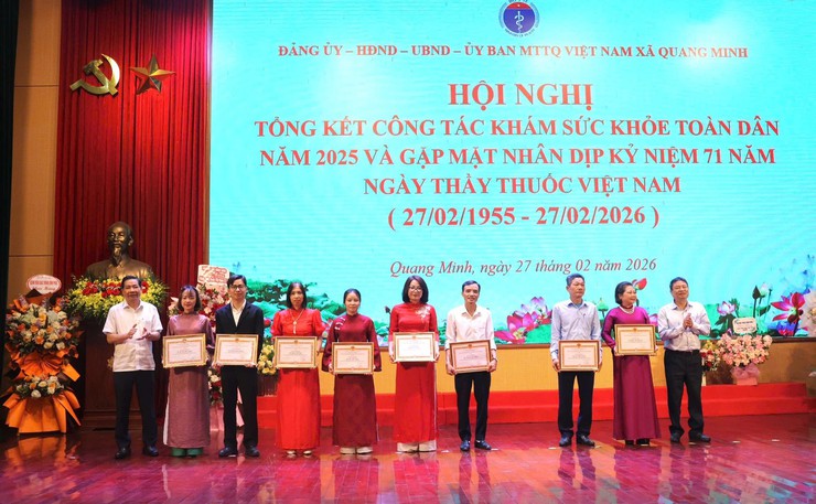 Xã Quang Minh gặp mặt kỷ niệm 71 năm ngày thầy thuốc việt nam (27/2/1955 – 27/2/2026)- Ảnh 6.