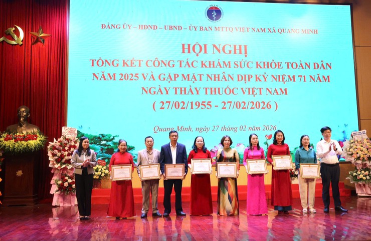 Xã Quang Minh gặp mặt kỷ niệm 71 năm ngày thầy thuốc việt nam (27/2/1955 – 27/2/2026)- Ảnh 7.