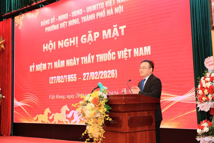 Phường Việt Hưng tổ chức Hội nghị kỷ niệm 71 năm Ngày Thầy thuốc Việt Nam (27/2/1955 – 27/2/2026)- Ảnh 4.