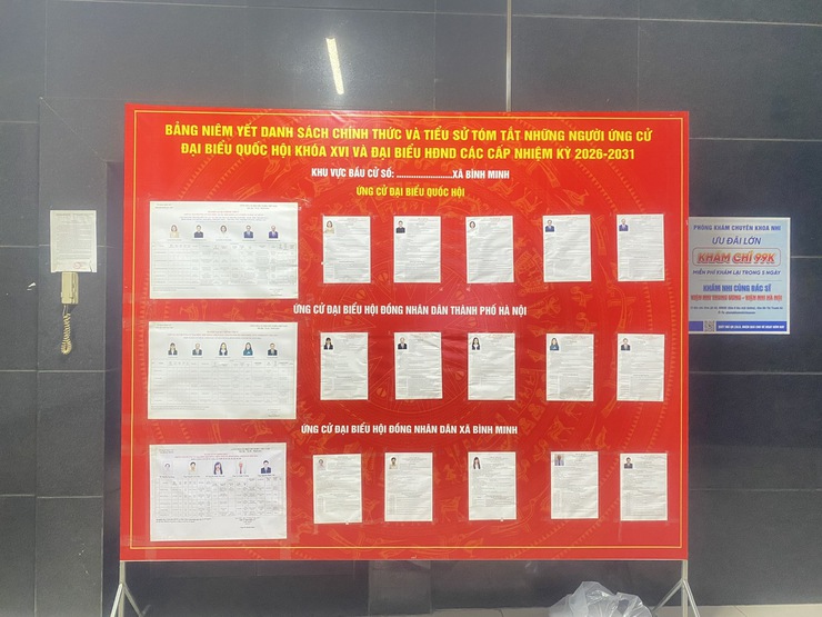 CÔNG TÁC CHUẨN BỊ CHO BẦU CỬ ĐẠI BIỂU QUỐC HỘI KHÓA XVI VÀ ĐẠI BIỂU HĐND CÁC CẤP NHIỆM KỲ 2026 - 2031 TẠI XÃ BÌNH MINH- Ảnh 5.