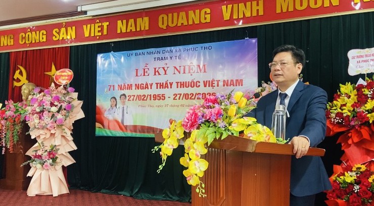 Trạm Y tế Phúc Thọ kỷ niệm 71 năm Ngày Thầy thuốc Việt Nam (27/2/1955 – 27/2/2026)- Ảnh 1.