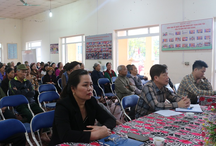 Thôn Văn Giang tổ chức hội nghị đại biểu nhân dân bàn về việc xây dựng đời sống văn hóa ở cơ sở năm 2026.- Ảnh 4.