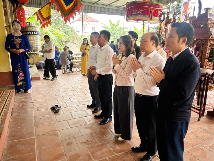 Đồng chí Chủ tịch UBND xã Phúc Lộc dự khai mạc Lễ hội đình Lục Giã xuân Bính Ngọ năm 2026- Ảnh 4.