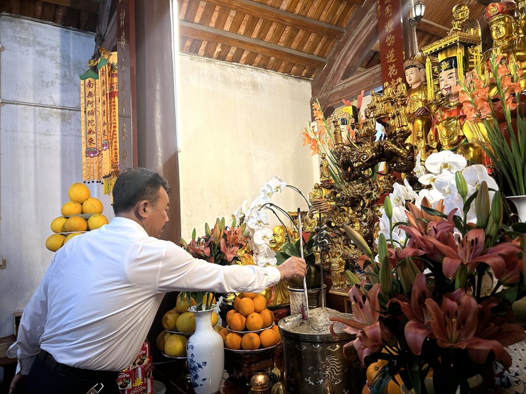 Đồng chí Chủ tịch UBND xã Phúc Lộc dự khai mạc Lễ hội đình Lục Giã xuân Bính Ngọ năm 2026- Ảnh 6.