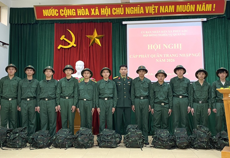 Tuổi trẻ xã Phúc Lộc sẵn sàng lên đường bảo vệ Tổ quốc- Ảnh 1.