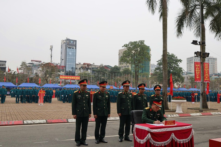 Phường Xuân Đỉnh tham gia Lễ ra quân huấn luyện Thủ đô năm 2026- Ảnh 7.