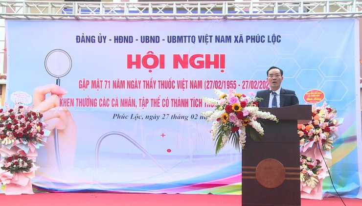 Xã Phúc Lộc gặp mặt cán bộ ngành Y tế nhân kỷ niệm 71 năm Ngày Thầy thuốc Việt Nam (27/02/1955 – 27/02/2026); Khen thưởng cá nhân, tập thể có thành tích trong công tác y tế năm 2025- Ảnh 6.