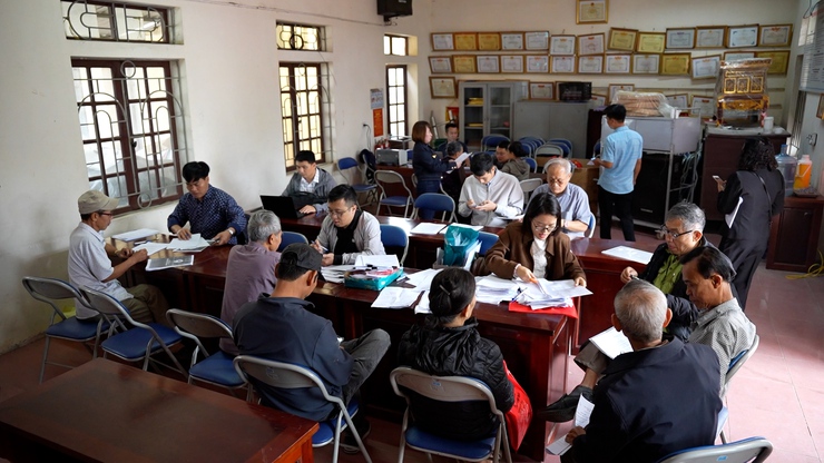 UBND xã Dương Hoà tổ chức buổi làm việc triển khai công tác điều tra, khảo sát, ghi nhận hiện trạng, đo đạc, kiểm đếm thực hiện Dự án Depot Sơn Đồng trên đại bàn Đắc Sở- Ảnh 1.