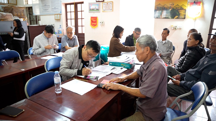 UBND xã Dương Hoà tổ chức buổi làm việc triển khai công tác điều tra, khảo sát, ghi nhận hiện trạng, đo đạc, kiểm đếm thực hiện Dự án Depot Sơn Đồng trên đại bàn Đắc Sở- Ảnh 3.