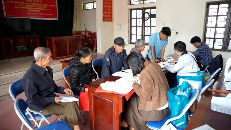 UBND xã Dương Hoà tổ chức buổi làm việc triển khai công tác điều tra, khảo sát, ghi nhận hiện trạng, đo đạc, kiểm đếm thực hiện Dự án Depot Sơn Đồng trên đại bàn Đắc Sở- Ảnh 4.