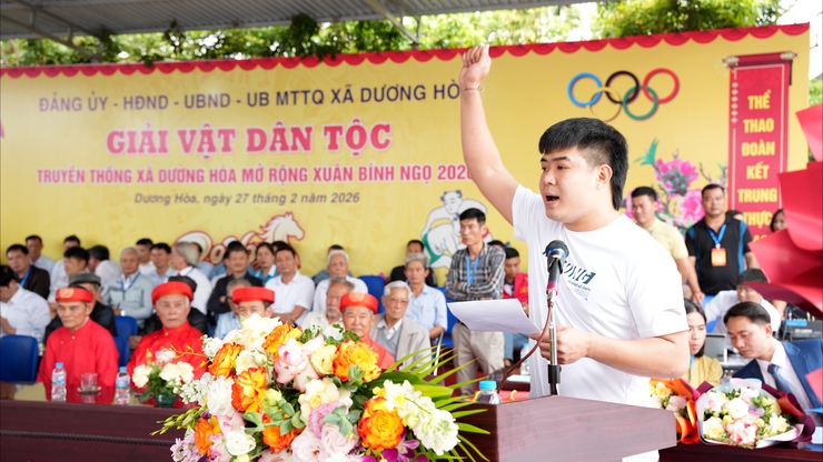 Khai mạc giải Vật Dân tộc truyền thống xã Dương Hoà mở rộng xuân Bính Ngọ 2026
- Ảnh 13.