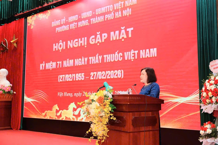 Phường Việt Hưng tổ chức Hội nghị kỷ niệm 71 năm Ngày Thầy thuốc Việt Nam (27/2/1955 – 27/2/2026)- Ảnh 5.