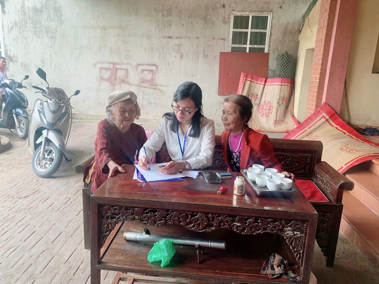 Bảo đảm quyền lợi an sinh cho hai cụ bà trăm tuổi tại xã Chương Dương- Ảnh 3.