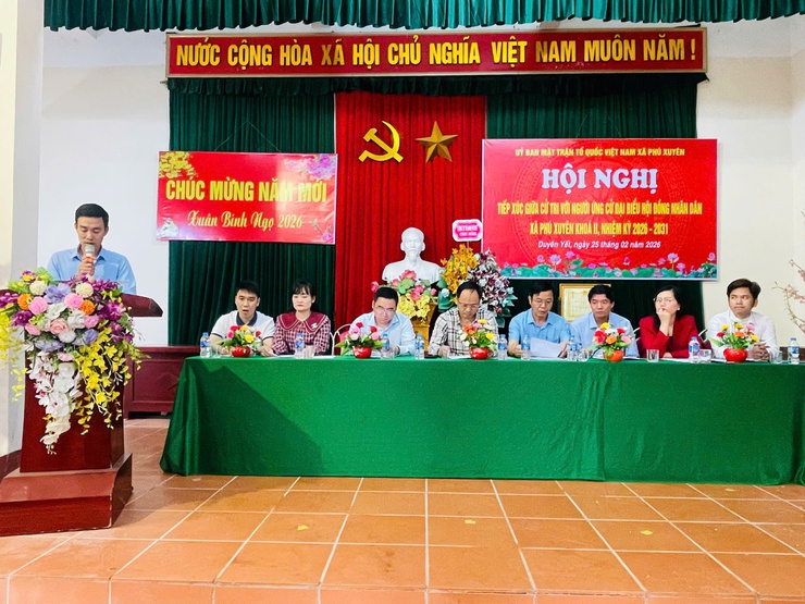 HỘI NGHỊ TIẾP XÚC CỬ TRI ĐƠN VỊ BẦU CỬ SỐ 2- Ảnh 1.