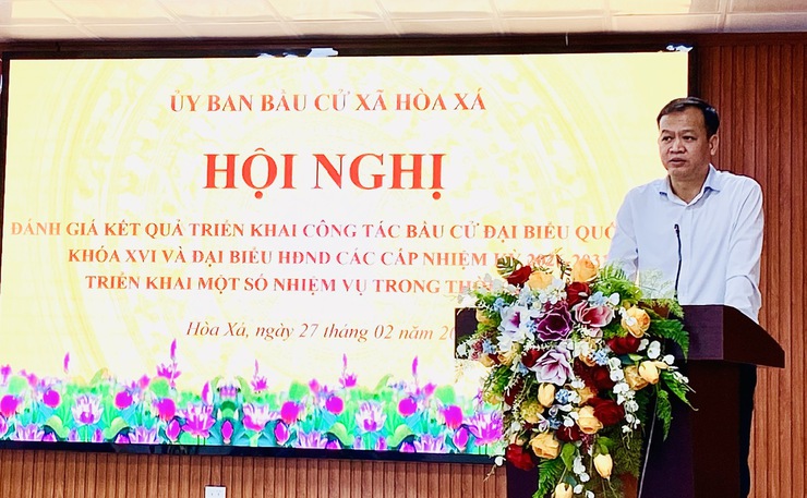 HÒA XÁ TẬP TRUNG CAO ĐỘ CHO CÔNG TÁC TUYÊN TRUYỀN, SẴN SÀNG CHO NGÀY BẦU CỬ 15/3/2026- Ảnh 3.