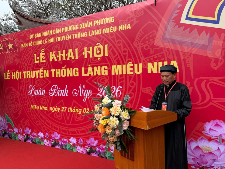 Khai mạc Lễ hội truyền thống làng Miêu Nha Xuân Bính Ngọ năm 2026- Ảnh 4.