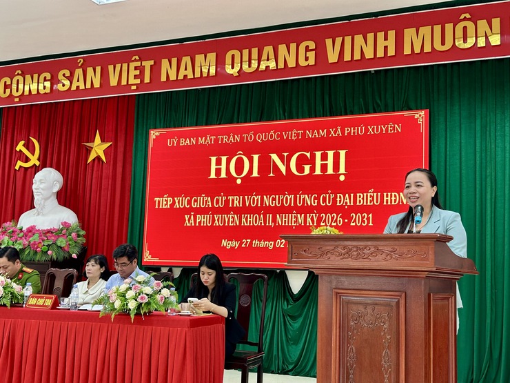 ĐƠN VỊ BẦU CỬ SỐ 4 TIẾP XÚC CỬ TRI TẠI THÔN VẠN ĐIỂM, ĐỖ XÁ- Ảnh 3.