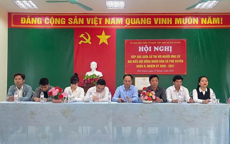     Đơn vị bầu cử số 2 tiếp xúc cử tri tại Thôn Duyên Trang và Nam Quất- Ảnh 1.