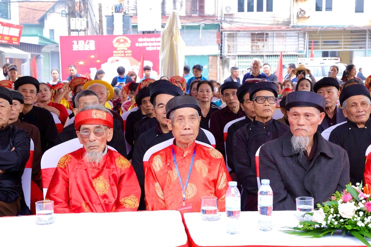 XÃ THƯ LÂM TỔ CHỨC LỄ ĐÓN NHẬN QUYẾT ĐỊNH DI SẢN VĂN HÓA PHI VẬT THỂ QUỐC GIA LỄ HỘI ĐỀN SÁI; KHÁNH THÀNH CÔNG TRÌNH TU BỔ, TÔN TẠO ĐÌNH THỤY LÔI VÀ KHAI MẠC LỄ HỘI ĐỀN SÁI XUÂN BÍNH NGỌ 2026- Ảnh 4.