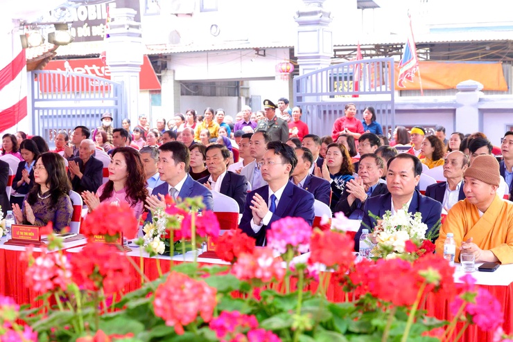 XÃ THƯ LÂM TỔ CHỨC LỄ ĐÓN NHẬN QUYẾT ĐỊNH DI SẢN VĂN HÓA PHI VẬT THỂ QUỐC GIA LỄ HỘI ĐỀN SÁI; KHÁNH THÀNH CÔNG TRÌNH TU BỔ, TÔN TẠO ĐÌNH THỤY LÔI VÀ KHAI MẠC LỄ HỘI ĐỀN SÁI XUÂN BÍNH NGỌ 2026- Ảnh 11.