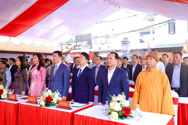 XÃ THƯ LÂM TỔ CHỨC LỄ ĐÓN NHẬN QUYẾT ĐỊNH DI SẢN VĂN HÓA PHI VẬT THỂ QUỐC GIA LỄ HỘI ĐỀN SÁI; KHÁNH THÀNH CÔNG TRÌNH TU BỔ, TÔN TẠO ĐÌNH THỤY LÔI VÀ KHAI MẠC LỄ HỘI ĐỀN SÁI XUÂN BÍNH NGỌ 2026- Ảnh 1.