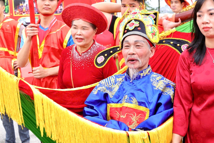 ĐẶC SẮC LỄ RƯỚC VUA GIẢ – ĐIỂM NHẤN NỔI BẬT CỦA LỄ HỘI ĐỀN SÁI, XÃ THƯ LÂM- Ảnh 10.