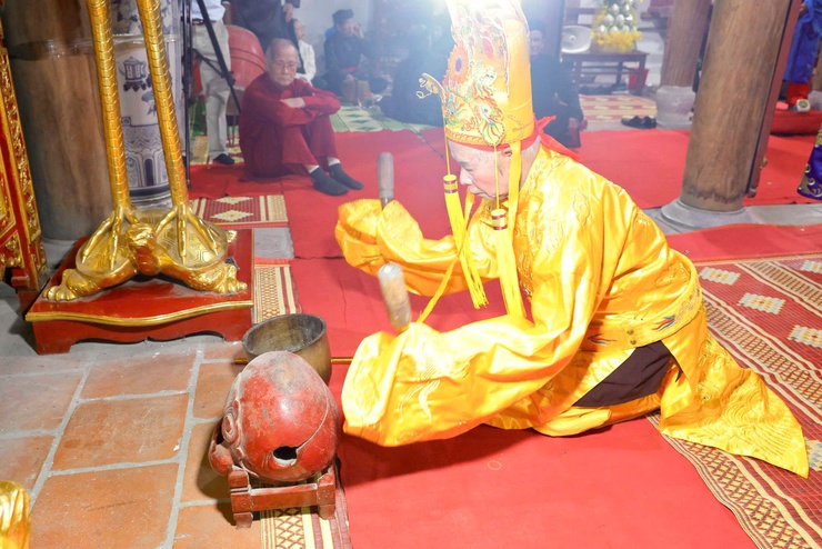 ĐẶC SẮC LỄ RƯỚC VUA GIẢ – ĐIỂM NHẤN NỔI BẬT CỦA LỄ HỘI ĐỀN SÁI, XÃ THƯ LÂM- Ảnh 27.