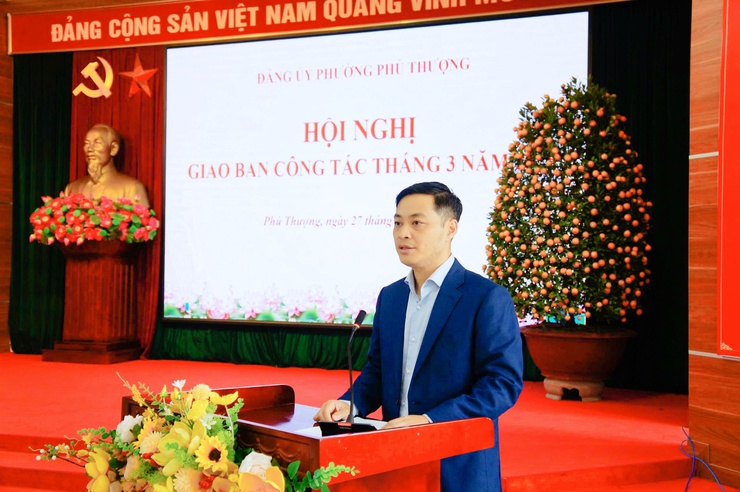 Phường Phú Thượng tổ chức hội nghị giao ban triển khai nhiệm vụ trọng tâm tháng 3 năm 2026- Ảnh 8.