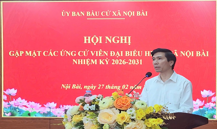 GẶP MẶT CÁC ỨNG CỬ VIÊN ĐẠI BIỂU HĐND XÃ NỘI BÀI NHIỆM KỲ 2026–2031- Ảnh 6.