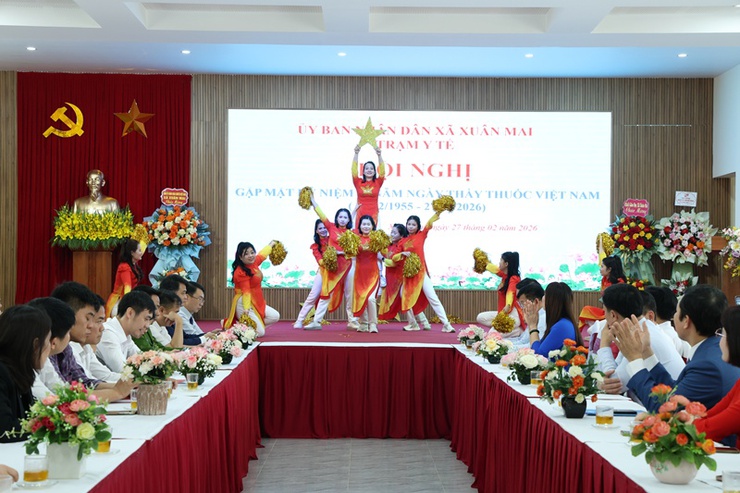 Trạm Y tế xã Xuân Mai tổ chức gặp mặt kỷ niệm 71 năm Ngày Thầy thuốc Việt Nam (27/2/1955 – 27/2/2026)- Ảnh 1.