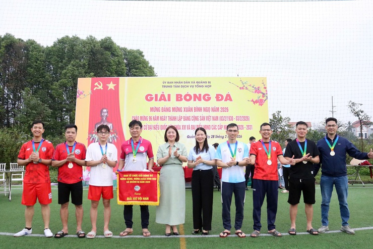 Xã Quảng Bị: sôi nổi Giải bóng đá mừng Đảng, mừng Xuân Bính Ngọ năm 2026- Ảnh 14.