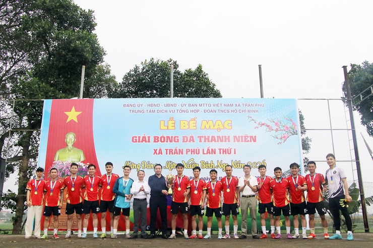 Bế mạc giải bóng đá thanh niên lần thứ I “Mừng Đảng Mừng Xuân” Bính Ngọ 2026- Ảnh 5.