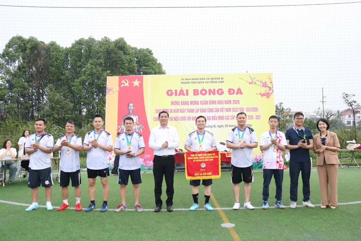 Xã Quảng Bị: sôi nổi Giải bóng đá mừng Đảng, mừng Xuân Bính Ngọ năm 2026- Ảnh 15.